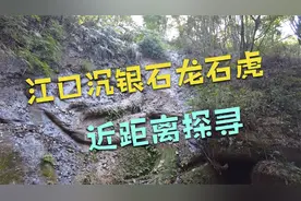 实拍四川省彭山区张献忠江口沉银所在地，石龙和石虎真是栩栩如生
