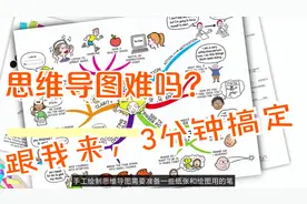 三分钟学会绘制思维导图视频封面