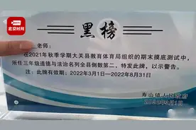 8名老师因任教学科排名倒数被“黑榜”警告全县通报 宣传部回应视频封面