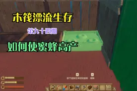 木筏漂流生存 P94 如何使蜜蜂高产蜂蜜