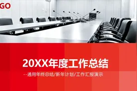 2020年度工作总结PPT模板 自动播放 演示视频视频封面