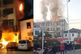 江苏苏州渭塘镇发生火灾 已致6人死亡28人送医2人伤势较重视频封面