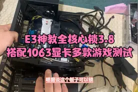 E3神教全核心锁3.8 搭配1063显卡多款游戏测试视频封面