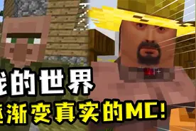 我的世界：当MC越来越真实，纹理加入亿点细节，村民变成大叔脸视频封面