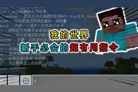 我的世界老玩家都会的指令，可以召唤任何生物，还有死亡不掉落