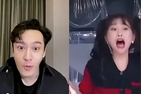 点开前没想到这么好笑，黄晓明哇哦反击虞书欣，互相模仿太魔性视频封面