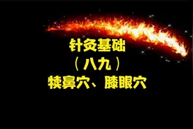针灸基础（八九）犊鼻穴、膝眼穴视频封面