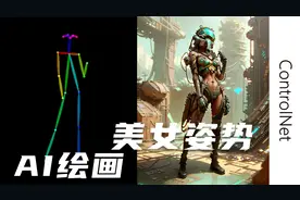零基础体验强悍AI绘画美女视频封面