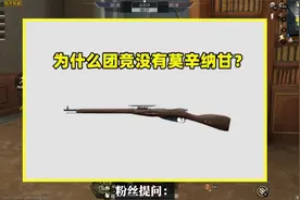 为什么团竞没有莫辛纳甘？有3个原因，不止和98K有关