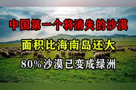 中国第一个将消失的沙漠，面积比海南岛还大，80%沙漠已变成绿洲视频封面