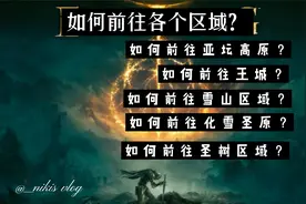 【艾尔登法环】跑图攻略！亚坛/火山/王城/雪山/化雪圣原/圣树视频封面