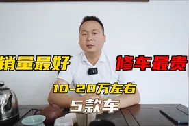 10-20万价位，销量最好修车最贵的5款车！视频封面