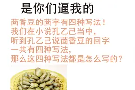 茴香豆的茴字有四种写法，你知道几种呢？退休老教师说学了没用