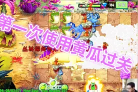 植物大战僵尸2：为了原始向日葵装扮，第一次使用黄瓜过关视频封面