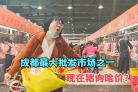 实拍：成都最大批发市场白家买肉，一次性买400多，大家看值不值视频封面