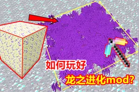 我的世界钻石大陆153：一条视频告诉你，龙之进化mod怎么玩！