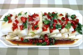 自制大米凉粉，一碗大米一点水，天然健康零添加，消暑解腻又营养