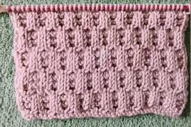 推荐一款简单又好看的棒针实地花样，适合给男同志和男宝宝织毛衣视频封面