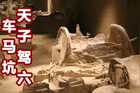 实拍河南洛阳天子驾六车马坑，规模宏大，气势壮观视频封面