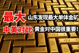 最大！国内发现价值2000多亿的金矿！中美对比，黄金对中国很重要视频封面