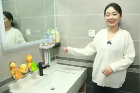 新房入住一年多，卫生间总算装了置物架，好看又好用，太喜欢了视频封面