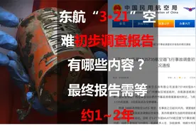 东航“3·21”空难初步调查报告有哪些内容？最终报告需等约1~2年视频封面