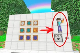 《我的世界》：村子里可以合成“白眼史蒂夫”，这个挑战超有趣！