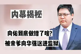 被亲爹向华强送进监狱，堪称向家“隐形人”，向佑到底做错了啥?视频封面