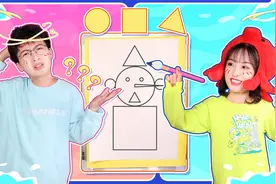 限定形状版你画我猜，阿哦家族的画鱿鱼游戏挑战！