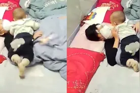 丈夫故意把孩子弄哭丢给发烧妻子 女子：他跟没事人一样走开了视频封面