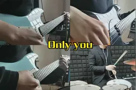 一人乐队电吉他贝斯架子鼓演奏大话西游罗家英唐僧《only you》视频封面