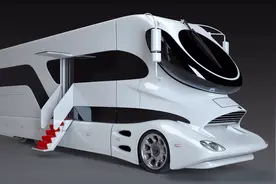 这辆巨无霸房车，售价约1700万，侧倾都不翻车，堪称全球最贵视频封面