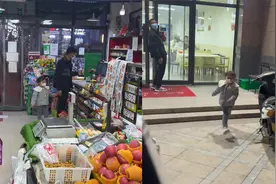 萌娃误把陌生叔叔当爸爸，牵手一路跟随惹人笑：今天换个新爸爸？视频封面