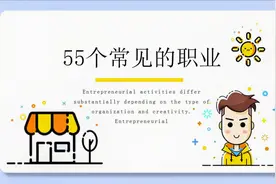 55个常见的职业英文单词视频封面