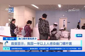 我国一半以上人感染幽门螺杆菌视频封面