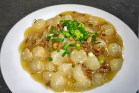 分享私房菜“海米炒冬瓜”汤鲜香味浓，没有一点腥味#9月吃什么#