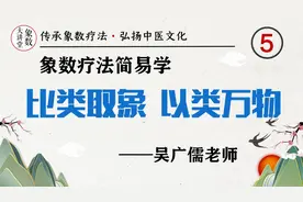 05 比类取象 以类万物 象数疗法简易学-吴广儒视频封面
