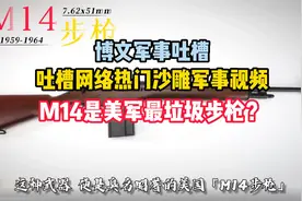 吐槽网络热门军事视频 M14是美军最垃圾步枪？视频封面