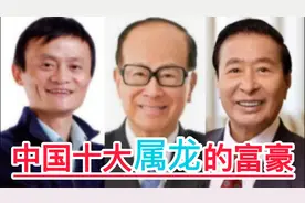 中国十大属龙的富豪，李嘉诚、马云等等，他们能力出众,领导力强