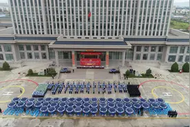 张掖市公安局队列礼仪暨广播体操比赛精彩视频来了