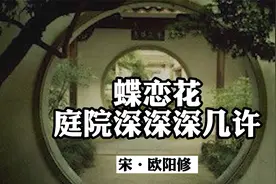 《蝶恋花·庭院深深深几许》原文加赏析视频封面