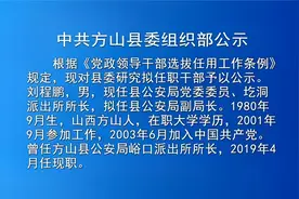 中共方山县委组织部公示视频封面