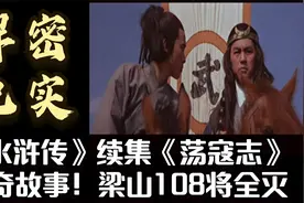 解密纪实：《水浒传》续集《荡寇志》的传奇故事！梁山108将全灭视频封面