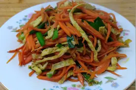 这样炒胡萝卜丝，做法简单，清甜可口又美味，连挑食的孩子都喜欢视频封面