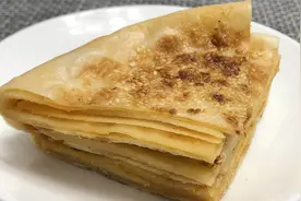 千层饼这样做薄皮如纸，层次分明 ，做法比蒸馒头简单，咸香味美视频封面