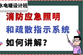 消防应急照明和疏散指示系统如何讲解？【消防水电暖设计班】视频封面