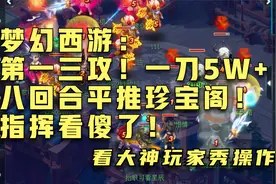 梦幻西游：第一三攻！一刀5W+ 八回合平推珍宝阁！指挥看傻了！
