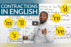 外教英语教学：CONTRACTIONS: ’d, ’s, ’ve, ’re, ’m, ’ll