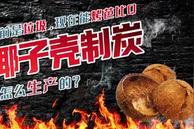 以前当垃圾倒掉，现在用来烤芭比Q，椰子壳是怎么变成烧烤炭的？视频封面