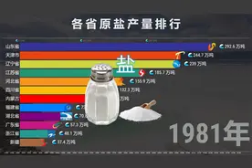 各省盐产量排名1978-2020，山东：近水楼台先得盐！视频封面